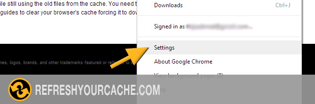 chrome force refresh no cache mac