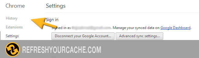 google chrome clear cache ctrl f5