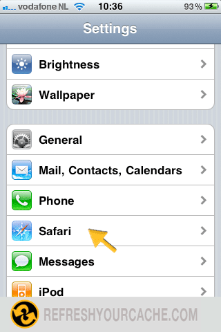 Refresh The Cache For Safari Mobile On Ios Refreshyourcache Com